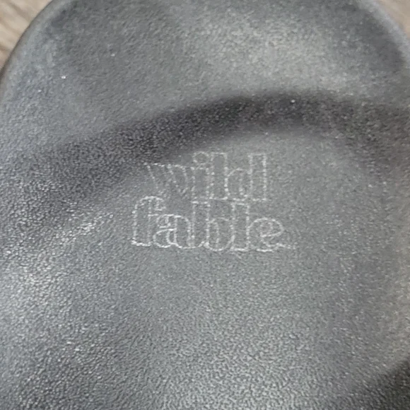 Wild Fable Black Avril Fisherman Chunky Sandals, Size 7.5 - Picture 4 of 12